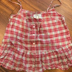 Current /elliot tank top 100%cotton/linen size sm